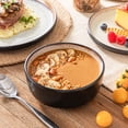 thumbnail image 6 of Malacasa Dinnerware Sets for 4, Stoneware Plates and Bowls Set, 12 Pcs Dinner Set, Tableware Dishwasher Microwave Safe, Yellow, 6 of 9