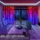thumbnail image 3 of Hada Inteligente Luces De Cadena, 300LED Cambio De Color RGB Sincronización Con Música Y Control De Voz Por APP Luces De Cortina Con Mando A Distancia Para, 3 of 7