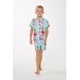 thumbnail image 3 of Hawaii Hangover Boy Aloha Luau Shirt Cabana Set in Pink HIbiscus Vine, 3 of 5