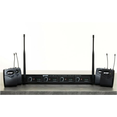 Gemini - 4-Channel Wireless Microphone System