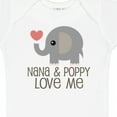 thumbnail image 4 of Inktastic Nana and Poppy Love Me Boys or Girls Baby Bodysuit, 4 of 5