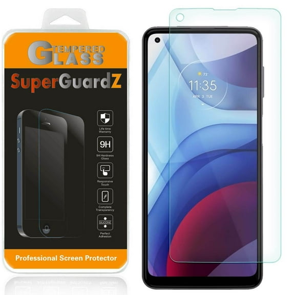 [2-Pack] For Motorola Moto G Power (2021) - SuperGuardZ Tempered Glass Screen Protector, Anti-Scratch, 9H Hardness, Anti-Bubble, Anti-Shock