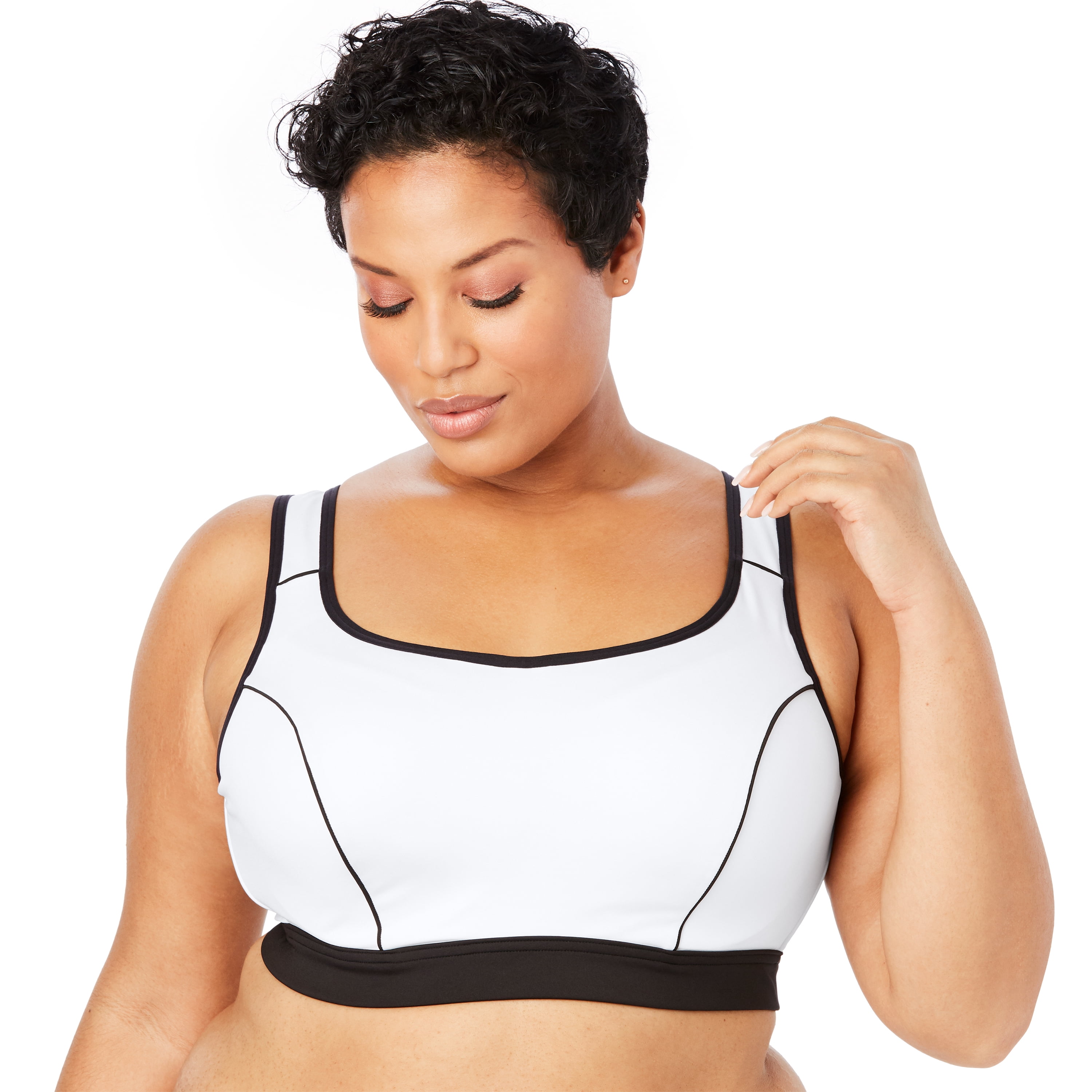 Comfort Choice Womens Plus Size High Impact Underwire Sport Bra Bra 