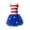 White, variant on Wxirdiow Toddler Patriotic Clothes Kids USA Dress for Girls 4th of July Dresses American Flag Skirts Patriotic Tulle Dress Independence Day Outfit White Size,10-12 Years