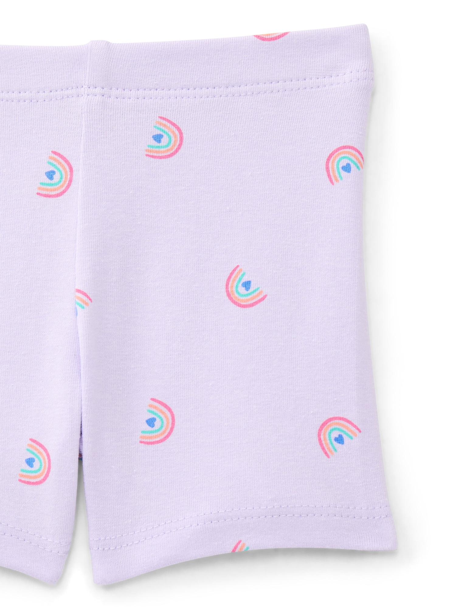 Wonder Nation Baby Girl Bike Shorts, Sizes 0-24 Months