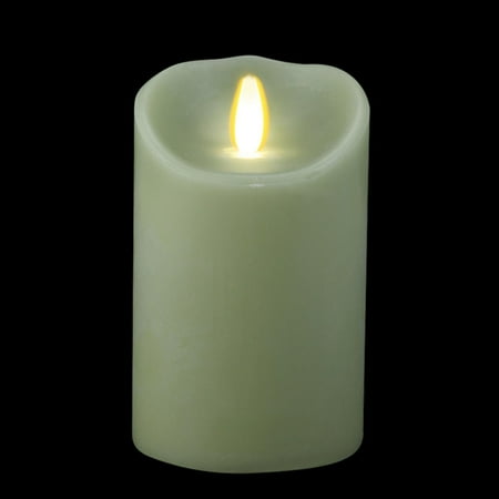 luminara candle pillar flameless light flickering scented candles citrus