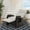 Brown, variant on Recliner Chair with Seat Cushion, Hand-Woven Wicker Garden Chair, Adjustable Backrest, Rattan Sun Lounger for Indoor Outdoor Use, Beige