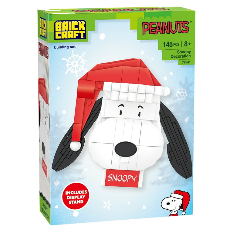 Brickcraft Peanuts Snoopy Decoration Building Kit (145-Piece Set