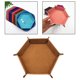 thumbnail image 4 of Bandeja de dados CUTICAT Conjunto Bandejas Hexagonas rodante PU Marrón Tipo A, 4 of 8