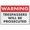 Warning Sign 1, variant on Grey Water In Use On This Property Reflective Aluminum Sign - 8"x12", UV Protected, Waterproof, 4 Pre-Drilled Holes - Home, Farm, Rural Property, Irrigation Area