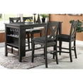 thumbnail image 5 of 2 Counter Height Gray Dining Chairs, X Back Design, Comfy Seat Padding Chair Of 2, Style With Relaxing Cushion Seat, Solid Wood For, 5 of 6