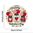 thumbnail image 5 of HELLOYOUNG Rose Flower Metal Tin Sign Round 8x8 Inch Retro Iron Wall Art Valentine’s Day Home Décor for Bar Kitchen Cafe Man Cave, 5 of 10