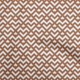 thumbnail image 1 of oneOone Rayon Brown Fabric Stripe Diagonal Sewing Craft Projects Fabric Prints by Yard 56 Inch Wide, 1 of 4
