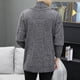 thumbnail image 2 of Suéter de punto de otoño para hombre, cárdigan de estilo casual de moda, suéter de hombre de longitud media, abrigo moderno, 2 of 5