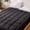 Black, variant on Sonive Quilted Mattress Pad Queen, Thick Fluffy Soft Breathable Durable Cover Deep Pocket, White
