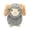 A002- Gray, variant on Gray Ram Sheep Plush Toys 12 Inch Soft Fluffy Stuffed Animal Cuddly Decorative Plushie for Nursery Couch Car Single Pack