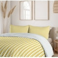 thumbnail image 6 of Ambesonne Abstract Duvet Cover Sets, Party Stars Repetitive, 2-King, Yellow and Burnt Orange, 6 of 7