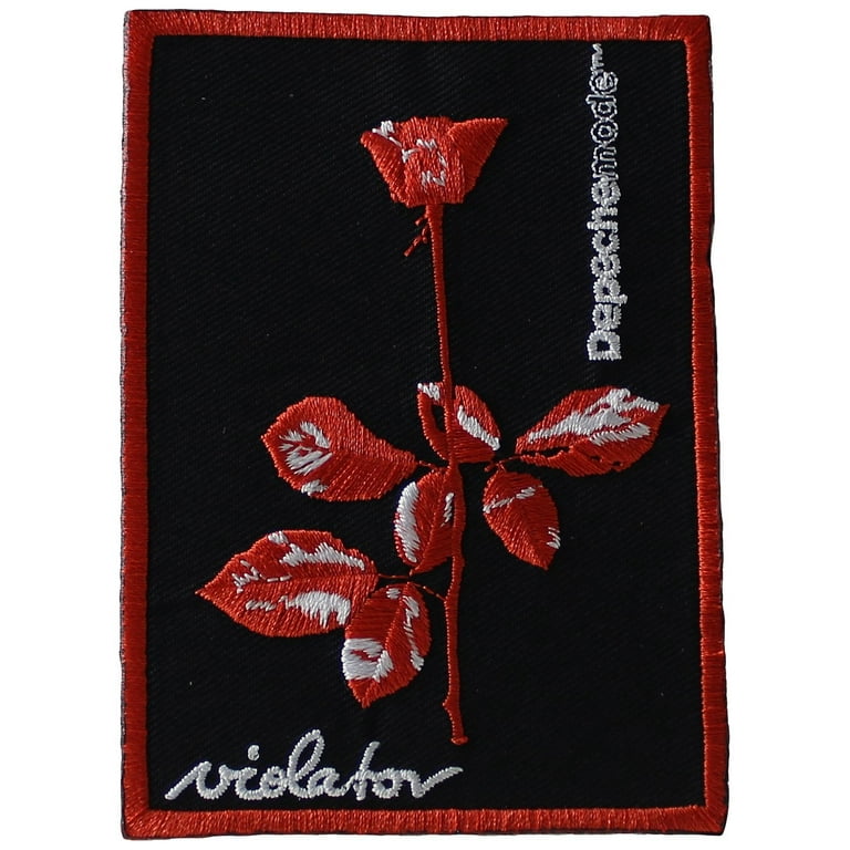 Application Depeche Mode Violator 2.8" x 4" logo Iron On Embroidered Patch  - Walmart.com