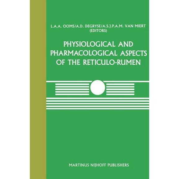 Current Topics in Veterinary Medicine Physiological and Pharmacological Aspects of the Reticulo-Rumen, Book 41, (Paperback)