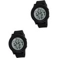 thumbnail image 3 of CALLARON Reloj deportivo LED de 2 piezas Reloj digital resistente al agua Reloj deportivo multifuncional Reloj de día/fecha/mes, 3 of 5