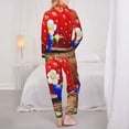 thumbnail image 5 of Lsque Pikmin Pattern Long Sleeve Pajama Set for Women - Soft 2-Piece Sleepwear and Loungewear Set with Pockets, Comfy Nightwear, 5 of 8