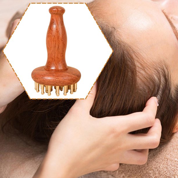 Cepillo de Masaje Corporal de Madera con Mango Cómodo. Ideal para Brazos, Muslos Y Cintura.