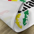 thumbnail image 5 of Ambesonne Rasta Place Mats Set of 4, Grunge Rastafari Words, Standard Size, Red Green and Yellow, 5 of 6