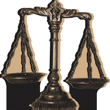 SP13442 Scales of Law and Justice Order Courtroom Prop Cardboard Cutout Standee Standup