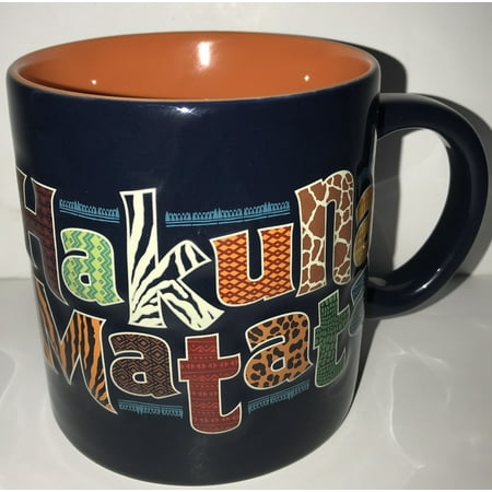 Fire King Stackable Mug - Disney Animal Kingdom Hakuna Matata Lion King Pumba Timon Simba Mug New