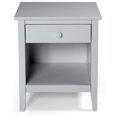thumbnail image 1 of Alaterre Meuble Table de Chevet en Bois Simplicité en Gris Dove, 1 of 3