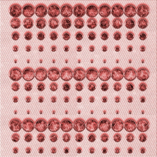 Ahgly Tapis d'Intérieur Lavable en Machine Carré Transitionnel Rose, 4 Pieds Carré