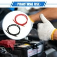 thumbnail image 2 of Unique Bargains 1 Pair 2 AWG Gauge 5ft Battery Inverter Cable with 3/8" 5/16" Ring Universal for Car Vehicle Black Red, 2 of 6