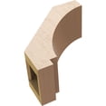 thumbnail image 6 of Ekena Millwork 5"W x 10"D x 10"H Imperial Rough Cedar Woodgrain TimberThane Knee Brace, Primed, 6 of 6
