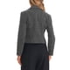 thumbnail image 3 of Chaqueta de solapa con muesca para mujer INSPIRE CHIC, blazer casual de manga larga, talla XL, color negro, 3 of 6