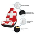 thumbnail image 6 of Pofeuu Red Cross 1 Print Automotive Car Seat Covers Flat Cloth Full Set Seat Covers,Car Seat Covers front seats for Cars Trucks and SUVs-1, 6 of 9