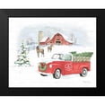 thumbnail image 2 of Grove, Beth 18x15 Black Modern Framed Museum Art Print Titled - Farmhouse Holidays V Truck, 2 of 5