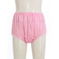 thumbnail image 3 of TTAO Unisex Adult Plastic Pants Diapers Incontinence Cloth Diaper Cover Rubber Underwear Pink L, 3 of 7