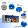 thumbnail image 6 of Fesbos Metal Garage Wall Cabinet with Doors, Wall Mounted Metal Storage Cabinet, Floating Garage Tool Cabinet for Garage, Basement, Kitchen, Warehouse, 6 of 9