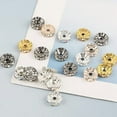 thumbnail image 3 of 8mm Rondelle Loose Beads Round Crystal Charm Rhinestones Spacer Beads, 3 of 21