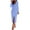 Dark Blue, variant on cfhntfmh Fall Dresses for Women Long Sleeve Striped Midi Dress Casual Scoop Neck Buttons down Shirts Bodycon Dresses