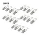 thumbnail image 3 of Advancent Ganchos para lavandería de acero y PVC de 20 piezas, compactos y portátiles para todas las necesidades de colgar, ganchos para colgar Almacenamiento y organización del hogar gris, 3 of 6
