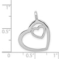 thumbnail image 6 of Auriga Fine Jewelry 925 Sterling Silver Heart Pendant for Women, 6 of 6