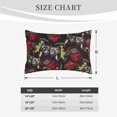 thumbnail image 6 of Bixox Vintage Gaming Printed Pillow Protector,Super Soft Ideal for Home,Guests,Rentals - 20"x30", 6 of 8