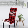 thumbnail image 3 of Christmas Chair Covers Set of 4 Stretch Dining Room Chair Covers, Washable Protector Cover Seat Slipcover, Merry Christmas Tree - 4Pack, 3 of 7
