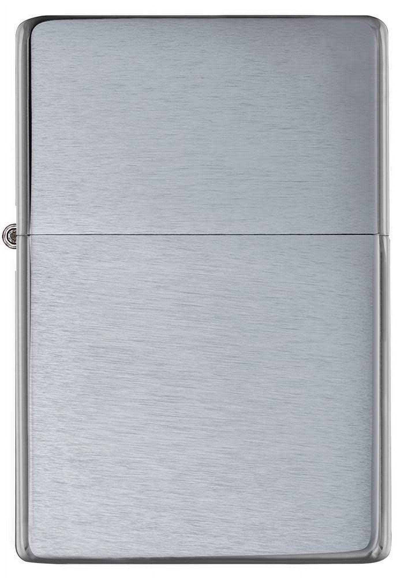 Zippo Classic Brushed Chrome Pocket Lighter - Walmart.com