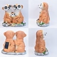 thumbnail image 6 of simhoa Garden Meerkat Family Solar Light Statue Animal Figurine Craft with Realistic Eye Movement for Garden Lawn Yard Patio Outside, 6 of 8