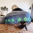 thumbnail image 4 of The Original Patented AirFort - Build A Fort in 30 Seconds, Inflatable Fort for Kids, Play Tent for 3-12 Years, A Playhouse Where Imagination Runs Wild, Fan not Included (UFO), 4 of 8