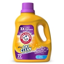 ARM & HAMMER Plus OxiClean Odor AIS1 Blasters Fresh Burst, 77 Loads Liquid Laundry Detergent, 100.5 Fl oz