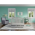 thumbnail image 4 of Graco Solano 4-in-1 Convertible Baby Crib with Drawer, Pebble Gray, 4 of 13