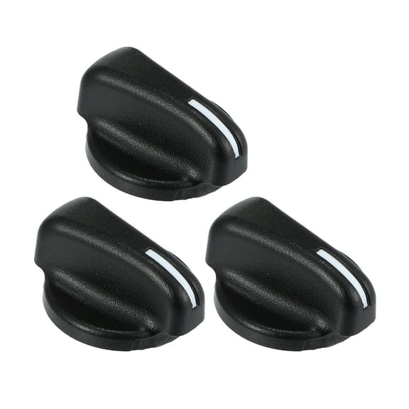 3pcs Car Control Knob 5011218AA A/C Temperature Control Knob for Jeep Wrangler 1999-2006